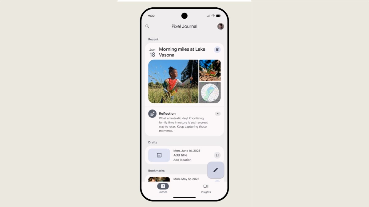 Google Introduces New Pixel Journal App for Users