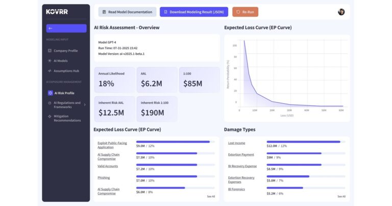 Kovrr Launches AI Visibility Tool for Improved Governance and Risk Assessment