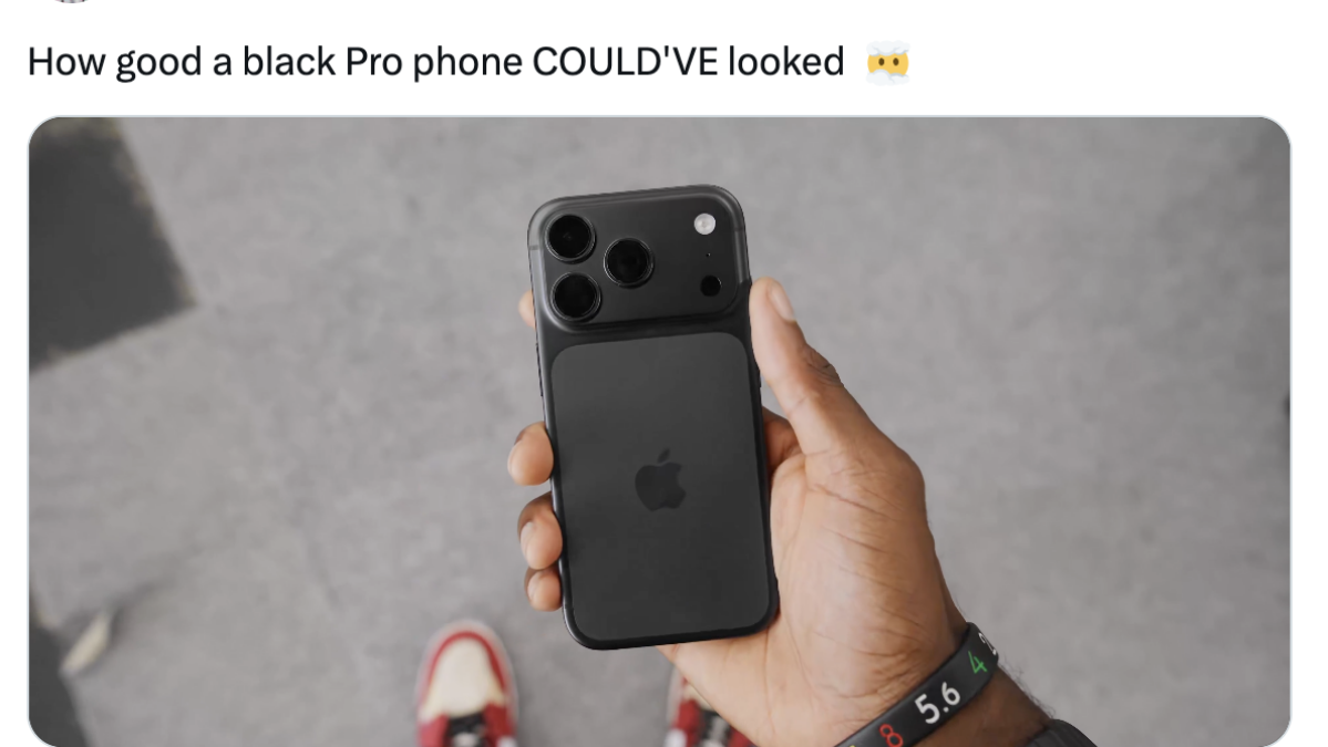 Marques Brownlee Imagines the Appeal of a Black iPhone 17 Pro