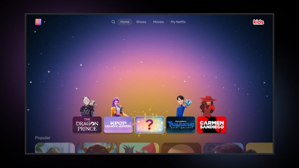 Netflix Introduces New Profile Design Tailored for Kids