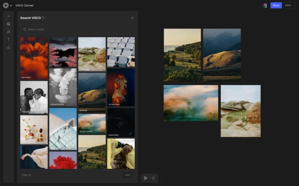 VSCO Introduces AI-Enhanced Collaborative Moodboard Feature
