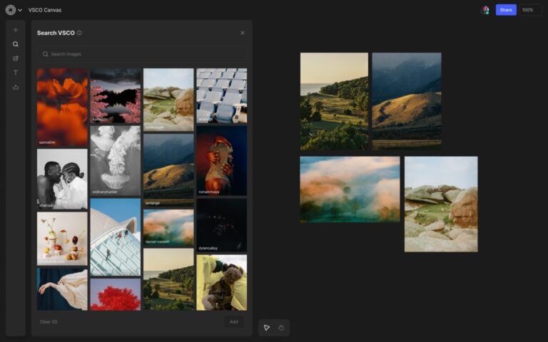 VSCO Introduces AI-Enhanced Collaborative Moodboard Feature