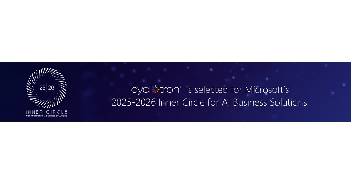Cyclotron Chosen for Microsoft's 2025-2026 AI Business Solutions Circle