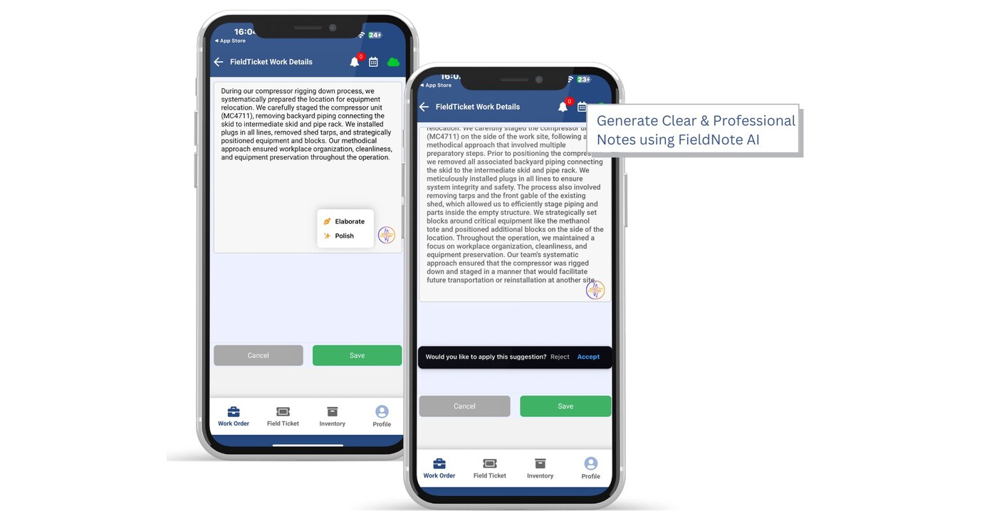 Field Service Management Enhanced by Launch of FieldNote AI