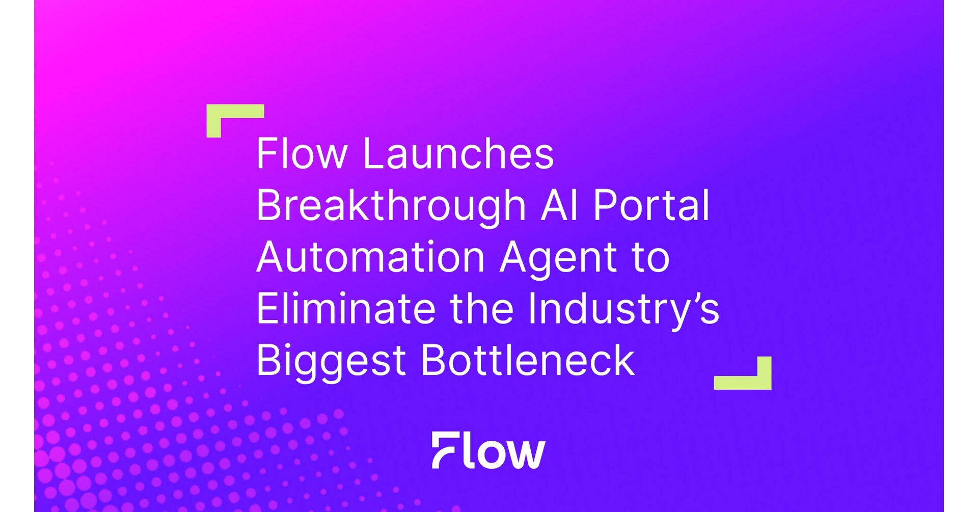 Flow Unveils Innovative AI Portal Agent to Tackle Major Industry Bottleneck