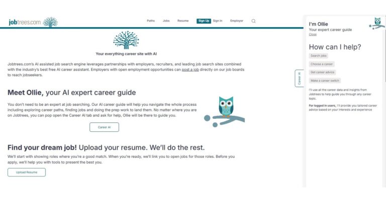 Jobtrees Launches Free AI Career Assistant "Ollie" for Jobseekers