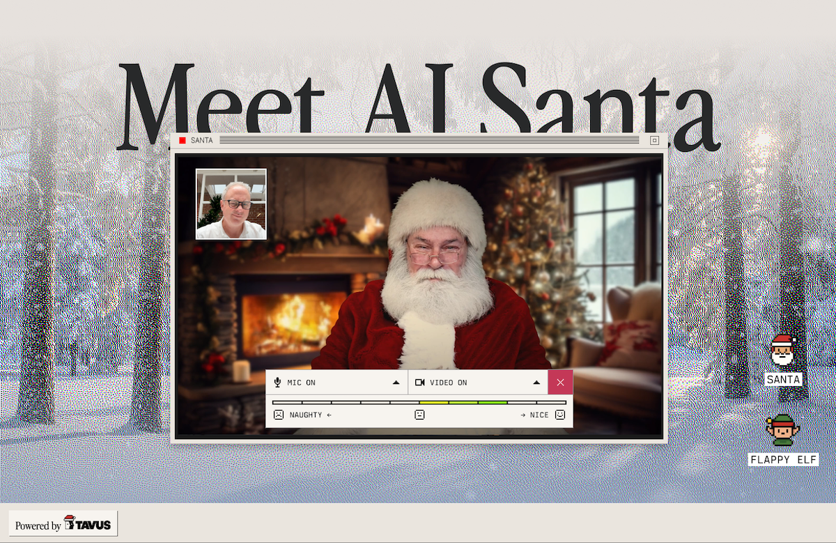 AI Startup's Founder: Users Engage with AI Santa for Hours Daily