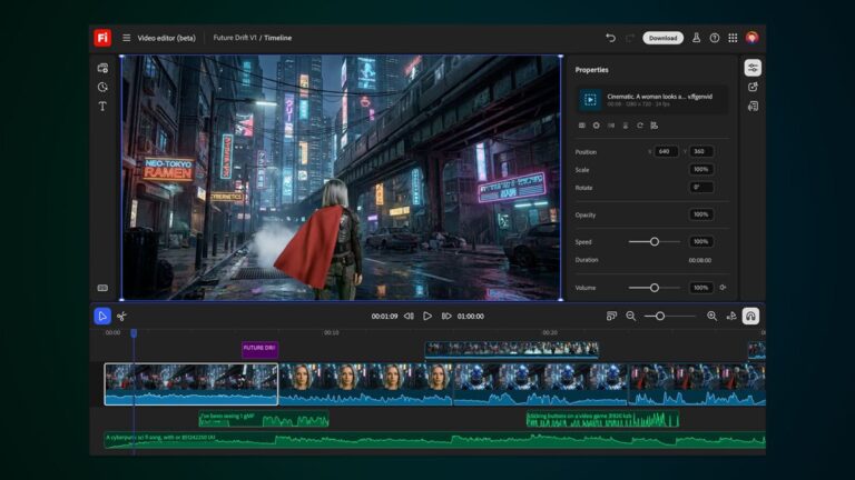 Adobe Firefly Expands Features with Prompt-Based Video Editing Support