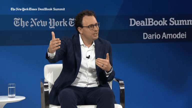 Anthropic CEO Discusses AI Bubble Concerns and Competitive Risks