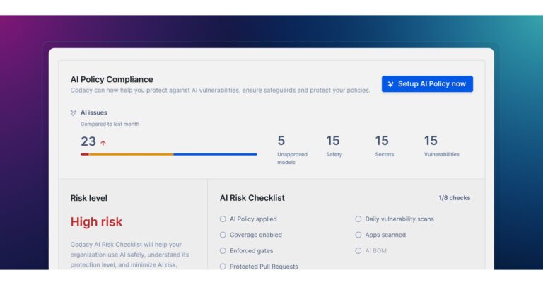 Codacy Unveils AI Risk Hub and Reviewer to Standardize GenAI Coding