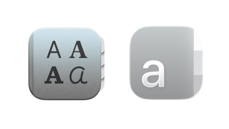 Designers Discontent with Apple's Updated Font Book Icon