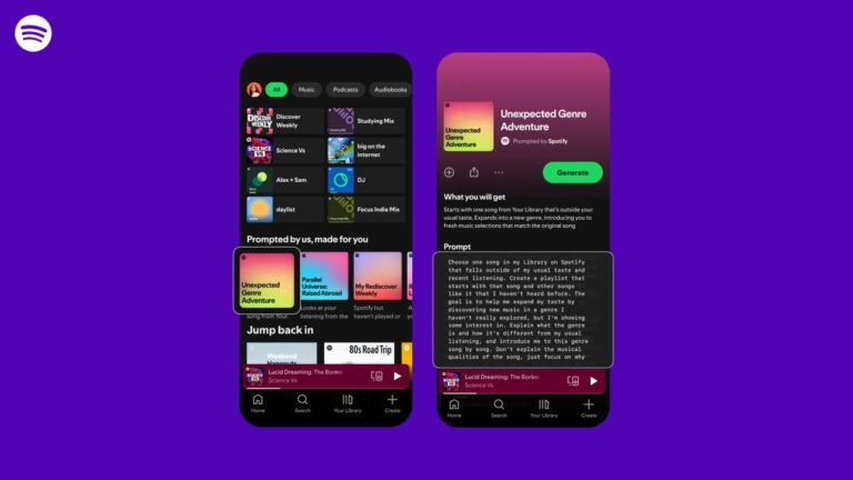 Spotify Experiments with AI-Enhanced Personalized Playlists
