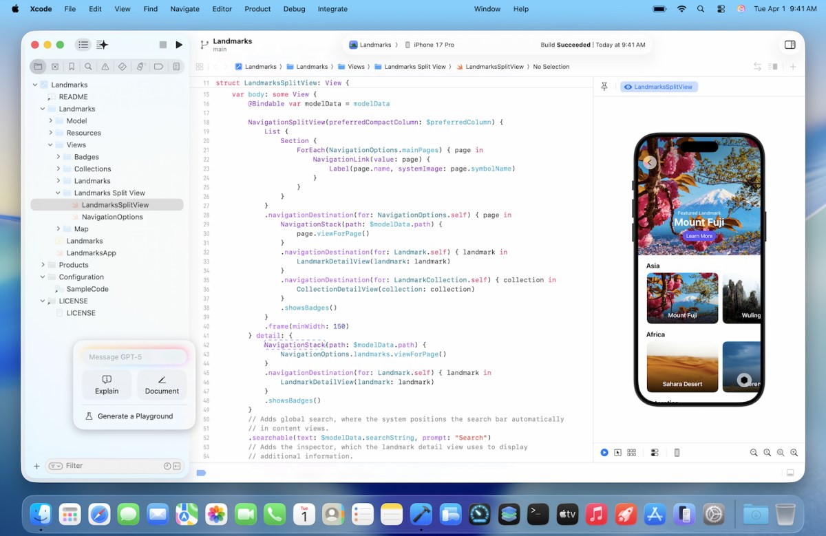 Agentic Coding Introduced in Xcode with Support from Anthropic and OpenAI