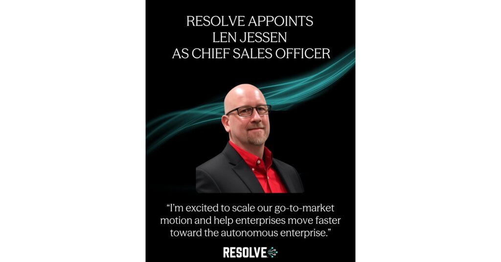 Resolve Names Len Jessen Chief Sales Officer to Boost Growth